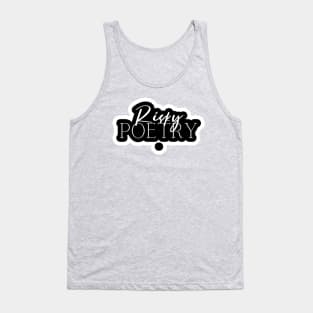 Risky Poetry logo Tank Top